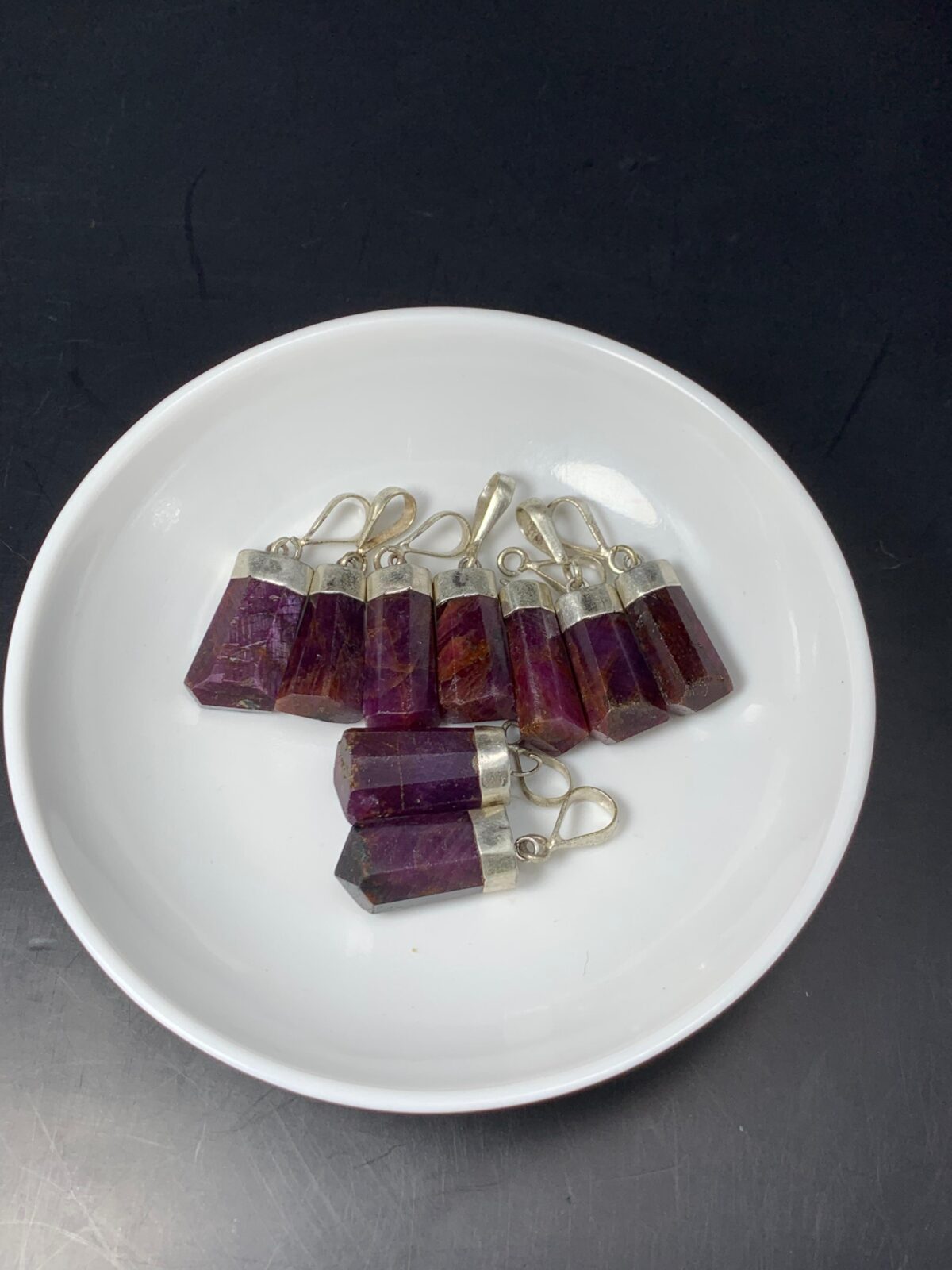 AA grade natural ruby pendants